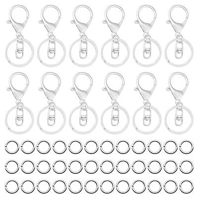 Keychain Hook Clip, 50Pcs Swivel Snap Hook Lobster Claw Clasp Small Metal  Swivel Key Chain Clip Hook Keychain Hardware for Keychain Making, DIY