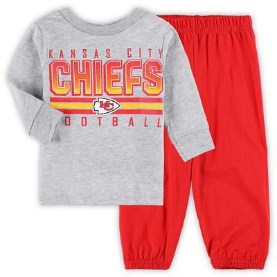 Kansas City Chiefs Mitchell & Ness Big Face 5.0 Pullover Hoodie - Red