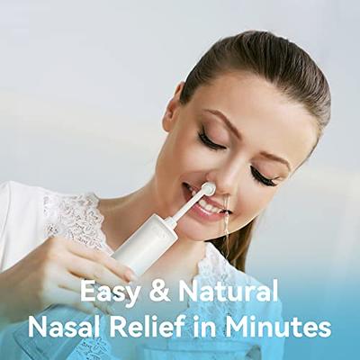 Tilcare Sinus Rinse Kit Perfect Nasal Rinse Machine for Sinus & Allergy  Relief - Electric Neti Pot for Nasal Irrigation That Will Cleanse Your  stuffy