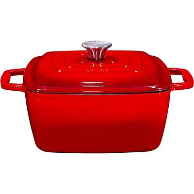 Lodge Cast Iron 5.5 Quart Enameled Dutch Oven, Oyster - Yahoo Shopping