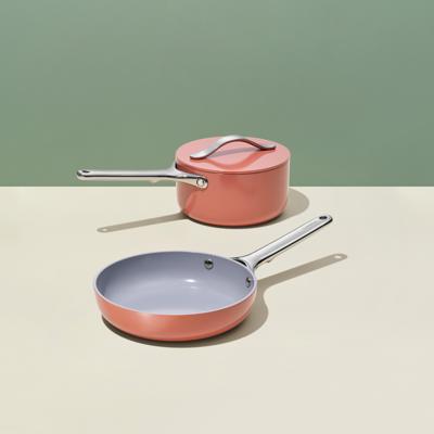 Mini Cookware Set in Peracotta, Fry & Sauce Pan