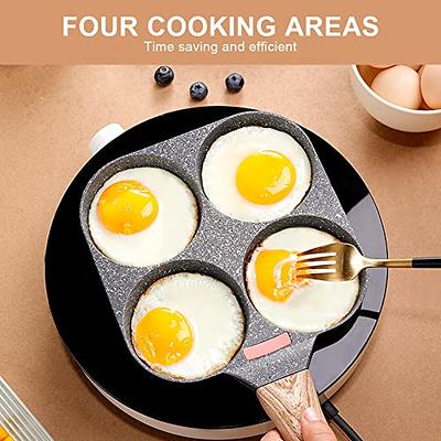 MLfire 4 Cup Egg Frying Pan Pancake Omelette Pan Cooker Non-stick