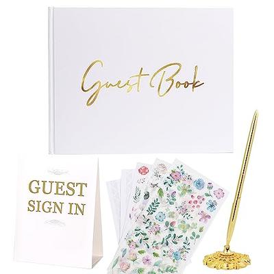 Wedding Guest Book, Polaroid Guest Book,DIY Guest Book Wedding Reception, Baby Shower, Birthday, Graduation Party and Special Events - 120 Blank