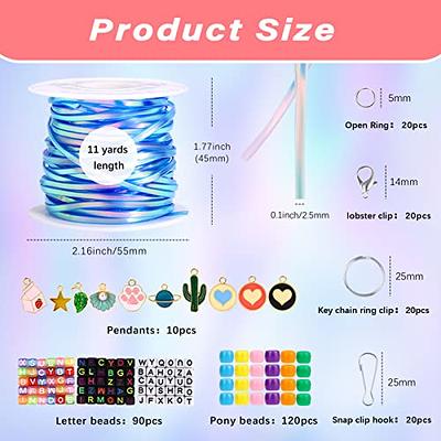 Lanyard String Kit,6 Rolls String Plastic Lacing Cord Plastic String  Lanyard Kit for Friendship Bracelets Jewelry Making DIY Craft Bracelet  Making Kit for Kids Girls 