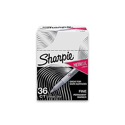 Sharpie Metallic 2-Pack Fine Point Silver Permanent Marker