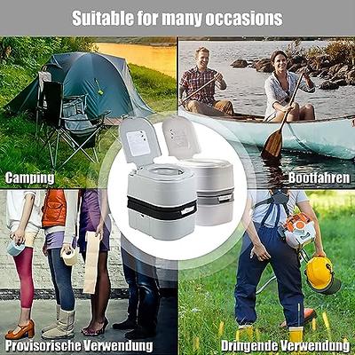 JAXPETY 5.3 Gal. Portable Toilet Porta Potty Outdoor Toilet No