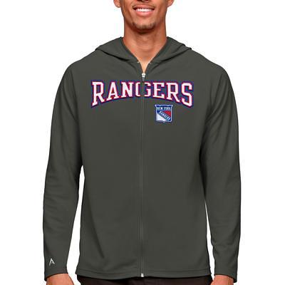 Texas Rangers Antigua Victory Pullover Sweatshirt - Royal