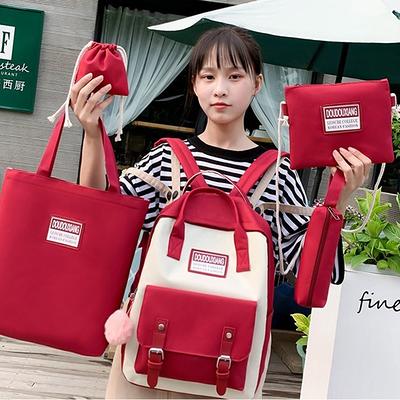 Women Backpack Girls Ladies School Bag Travel Large Capacity Korean  Shoulder Bag