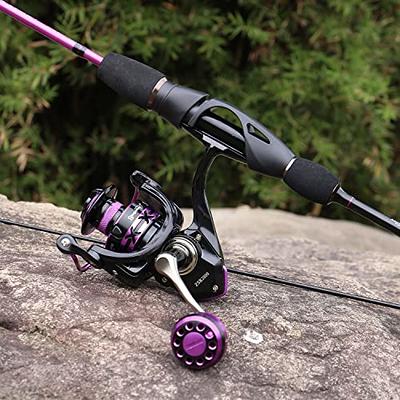 Sougayilang Fishing Rod and Reel Combo, Lightweight Purple Spinning Reel  with 2 Pieces Fishing Pole Combo for Crappie, 1000/2000 Spinning Reel  Set-1.8m-2000 Reel-Purple - Yahoo Shopping