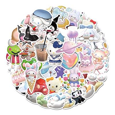 50 PCS Midnight Magic Fantasy Stickers Kawaii Water Bottle Stickers for  Kids Teen Girls Purple Stickers Aesthetic Cute Stickers for Laptops Journal