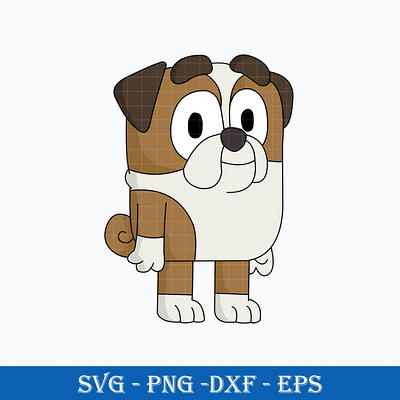 Bluey Dog Svg, Bluey Heeler Svg, Bluey Family Svg, Bluey Svg