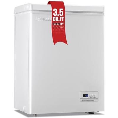 Chest Freezer Compact - 5.0 Cu.ft Small Deep Freezer Spare Freezer with  Free-Standing Door - N/A - Yahoo Shopping