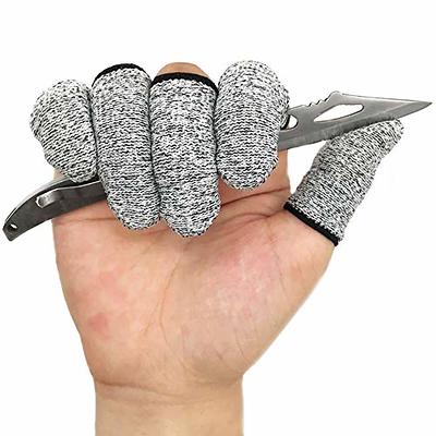 Zxfuture 20PCS Cut Resistant Finger Cots,Finger Sleeves, Glove Life  Extender, Reusable Thumb Protectors Finger Covers Fingertip Protector for  Cutting, Handicrafts, Craft, Kitchen, Sculpture - Yahoo Shopping