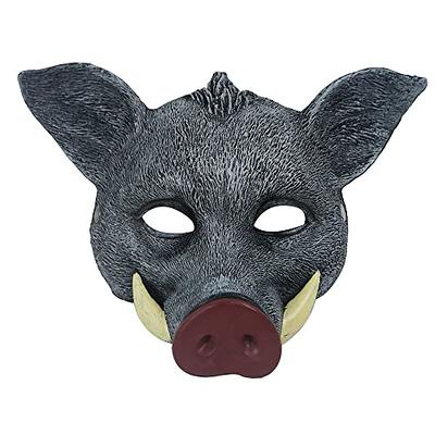 Animal Masks - Pig Mask - Half Mask - MASKS Masquerade, Venetian Character,  AnimalsHorror