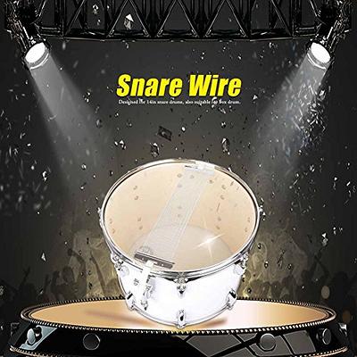 Snare Wire, 30 Strands Steel Drum Wire Spring for 14 Snare Drum Cajon Box  Drum