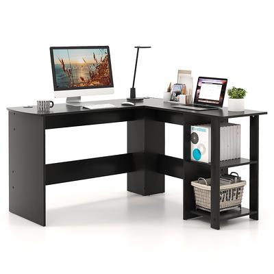 U-shaped Computer Desk Industrial Corner Writing Desk w/ CPU Stand Gaming  Table Workstation Desk for Home Office Student Desks - Yahoo Shopping