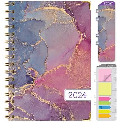 Sugar Paper Essentials 2024 Planner 11x9.5 Weekly/Monthly Frosted Pink  - Yahoo Shopping