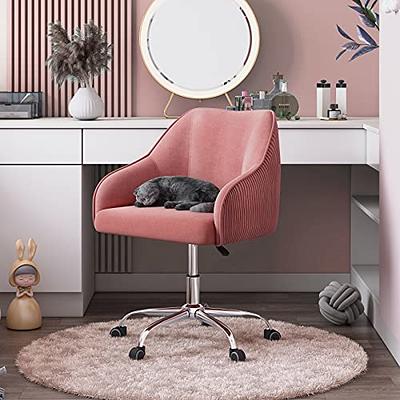 CAELUM Cute Pink Desk Chair for Teen Girl Kids, Home Office