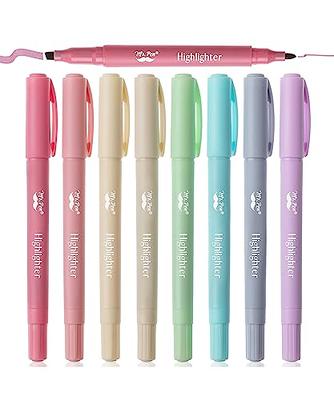 R H lifestyle 6PCS Pastel Highlighter Pens Fluorescent Color  ANC4438 - 6pcs pastel highlighter