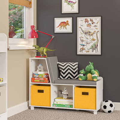 5pc Kids' Corner Cabinet Set With 4 Bins Set - Riverridge Home : Target