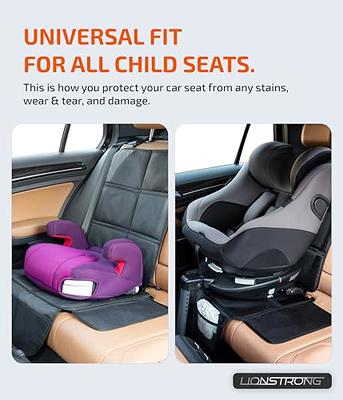 LIONSTRONG - Car Seat Protector for Child and Baby Car Seats - XL Size and  Waterproof - Including Extra Side Protection Mesh Pockets and Superthick  Padding - ISOFIX Compatible (2 Piece) - Yahoo Shopping