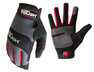 Hyper Tough High Dexterity General Purpose Work Glove, Mesh, Synthetic  Leather Palm, Men's Medium - Yahoo Shopping