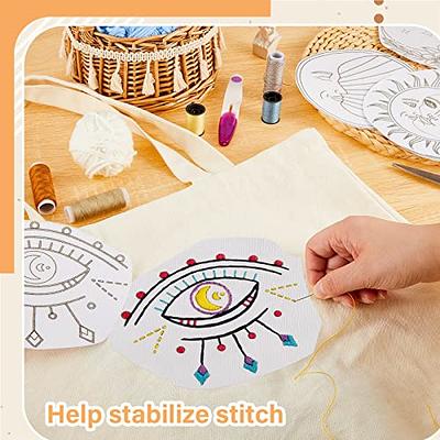 2PCS Stitching Embroidery Paper Water Soluble Embroidery