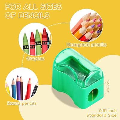 50Pcs Kids Manual School Pencil Sharpener For Colored Pencils Pencil  Sharpener Pencil Sharpeners Bulk for School