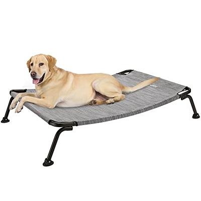  Veehoo Cooling Outdoor Elevated Dog Bed - Chewproof Raised Dog  Cots Bed for Large Dogs, Washable Pet Platform with Non-Slip Feet for  Indoor and Outdoor, Large, Blue : Pet Supplies