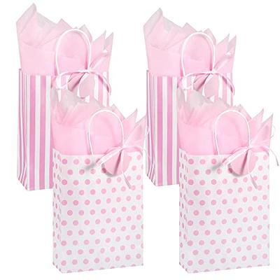 Polka Pot Gift Bag - Pink/White