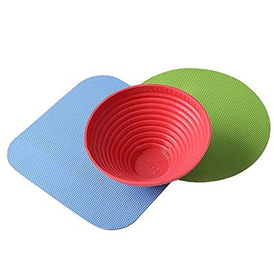 4pcs Jar Opener Gripper Pads,multi-purpose Rubber Jar Grippers Non Slip  Kitchen Coasters Jar Lid Grip Pad Bottle Opener (light Blue, Green)