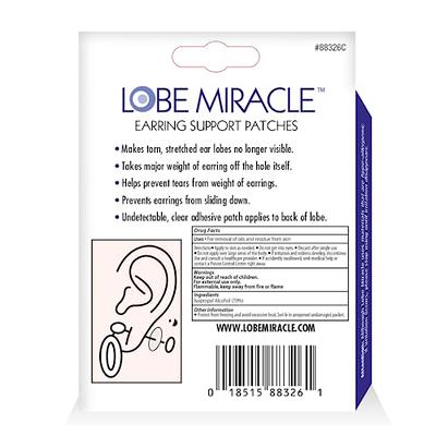 2 Pack Lobe Miracle Earing Support Patches 60 Patches