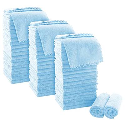 TENSTARS 12 Pack Premium Washcloths Set - Quick Drying- Soft Microfiber  Coral Velvet Highly Absorbent Wash Clothes - Multipurpose Use as Bath, Spa