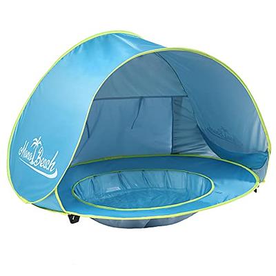  Babymoov Aquani Tent & Pool 3 in 1 Pop Up Tent, Kiddie Pool  and Play Area (Summer 2023 Essential), Marine, One Size : Baby