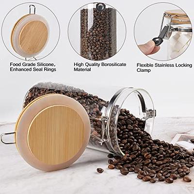 Borosilicate Glass Storage Jars, Glass Coffee Bean Storage