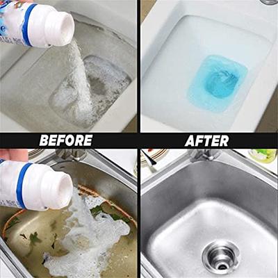 110g Pipe Dredging Agent Powerful Kitchen Sink Drain Cleaner Bathroom  Dredge Deodorant Toilet Sewer Fast Cleaning Tools