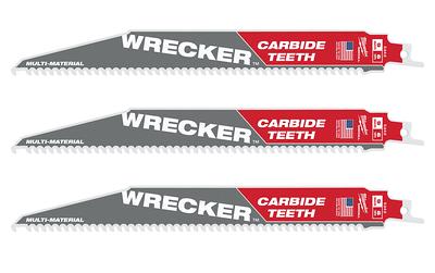 Milwaukee 9 in. AX, Torch & Wrecker Carbide Teeth Cutting Sawzall Reciprocating Saw Blades (3-Piece)