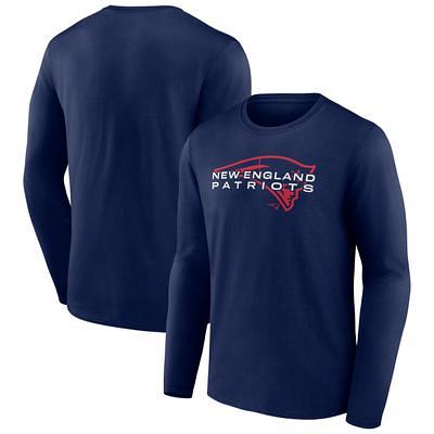 Men's Fanatics Branded Navy New England Patriots Big & Tall Front Runner Pullover Hoodie