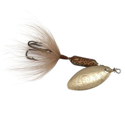 Yakima Bait Worden's Original Rooster Tail, Inline Spinnerbait Fishing  Lure, Glitter Brown, 1/16 oz. - Yahoo Shopping