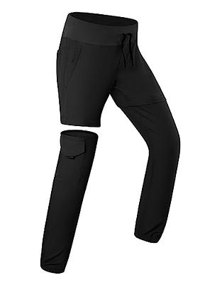 Pudolla Women's Hiking Jogger Pants Lightweight Travel Cargo Pants with  Zipper Pockets High Waist for Golf Camping