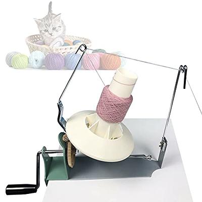 ooden Yarn Ball Winder - Handcrafted Large Yarn Winder for