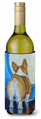 Caroline's Treasures Glasses Wine Bottle Koozie Hugger, 750ml, Multicolor