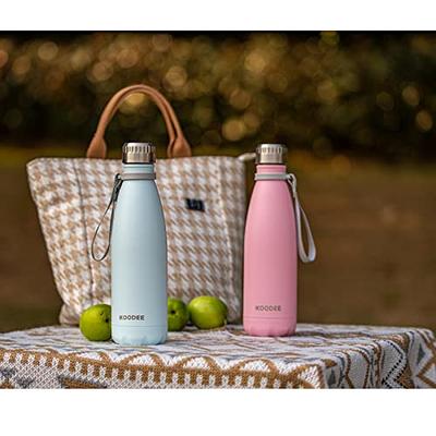 Simple Modern 12 Oz. Ascent Water Bottle - Stainless Steel Hydro with  Handle Lid - Double Wall Tumbler Flask Vacuum Insulated Blue Small Reusable  Metal Leakproof Kids -Seaside 