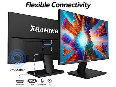 Ultra-thin 24inch 100Hz Gaming Monitor, FHD 1080P LCD Monitor Screen,  memzuoix 1920 x 1080 Gaming PC Monitor IPS HDR Display with Low Blue Light  Eye