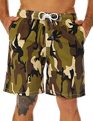 maamgic Mens Slim Fit Swim Shorts Swim Trunks 7 inch Quick Dry Mens Bathing  Suits with Mesh Lining Camo Medium - Yahoo Shopping