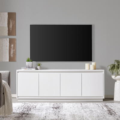 Brasier Rectangular TV Stand for TV's up to 65 in Black Grain