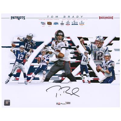 Tom Brady Tampa Bay Buccaneers Autographed Super Bowl LV Champions