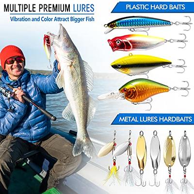 Fishing Lures Tackle Box Bass Fishing Baits Kit Fishing Gear