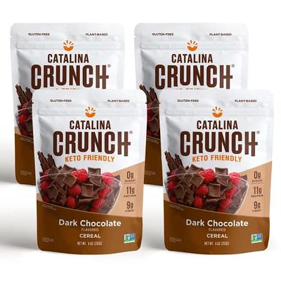 Catalina Crunch Keto Cereal, Low Carb, Zero Sugar, Gluten & Grain Free,  Fiber, Keto Snacks, Vegan Snacks, Protein Breakfast Cereal & Snack