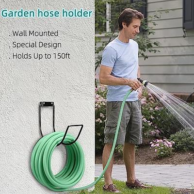 Yoniccal Garden Hose Holder Wall Mount - Metal Water Hose Hanger for  Outside Yard, Durable Hose Hooks Ideal for Water Hose, Extension  Cords(1Pack Black) - Yahoo Shopping